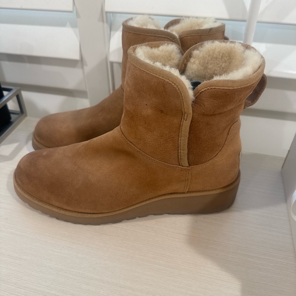 UGG Tan Suede Winter Boots